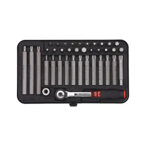 Bitassortiment met ratel, 10 mm 38-delig