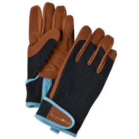 Burgon & Ball tuinhandschoenen, heren - denim
