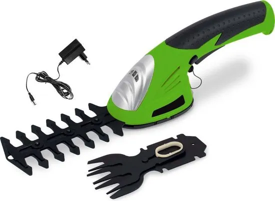 Draadloze 2 in 1 grasschaar / heggenschaar – 3.6V – incl. lader – GROEN