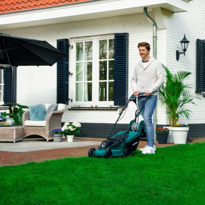 Grasmaaier 1300W en grastrimmer 300W | Complete set