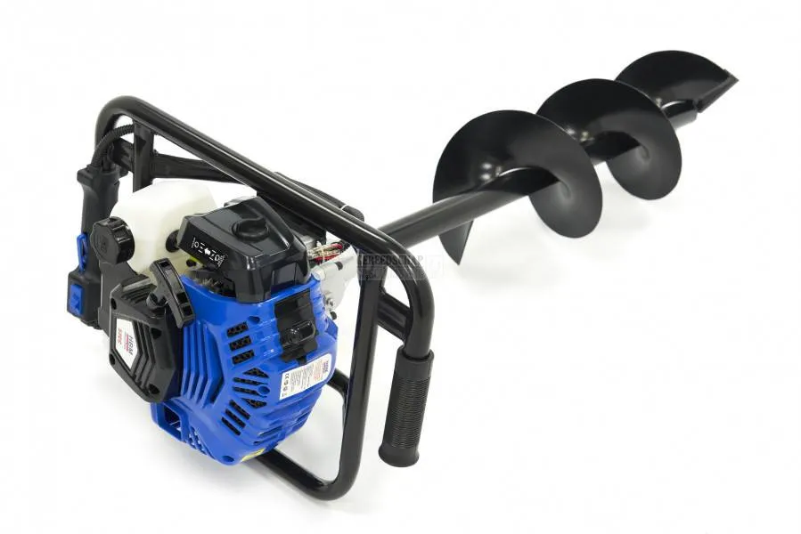 Grondboor 52 cc PROFI met 3 boren Ø 10, 15 en 20 cm