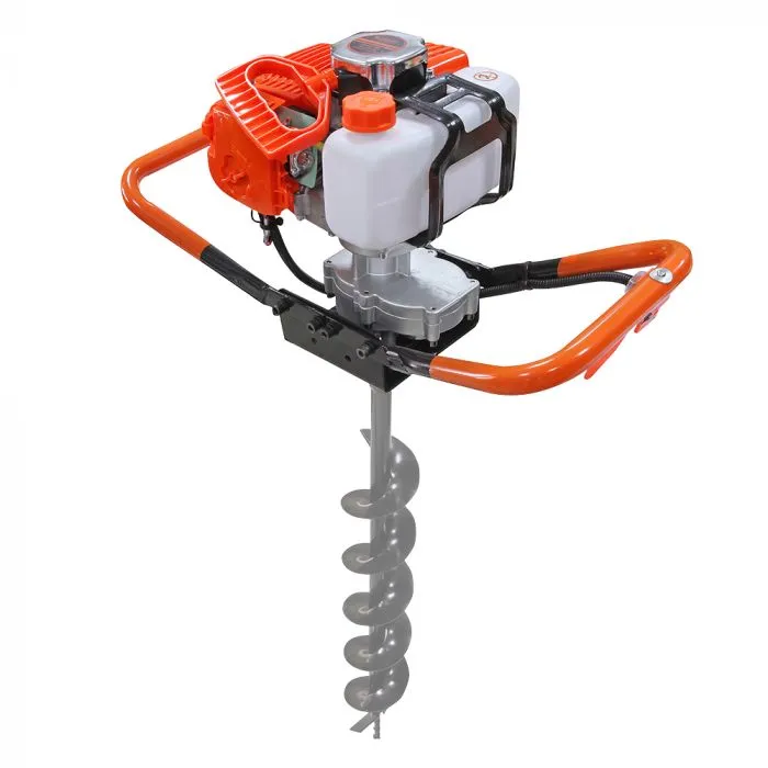 KIBANI GRONDBOREN 100 MM + 150 MM + VERLENGSTUK GESCHIKT VOOR DROGE EN ZANDGROND GESCHIKT VOOR DE KIBANI GRONDBOOR 52 CC MET 2T