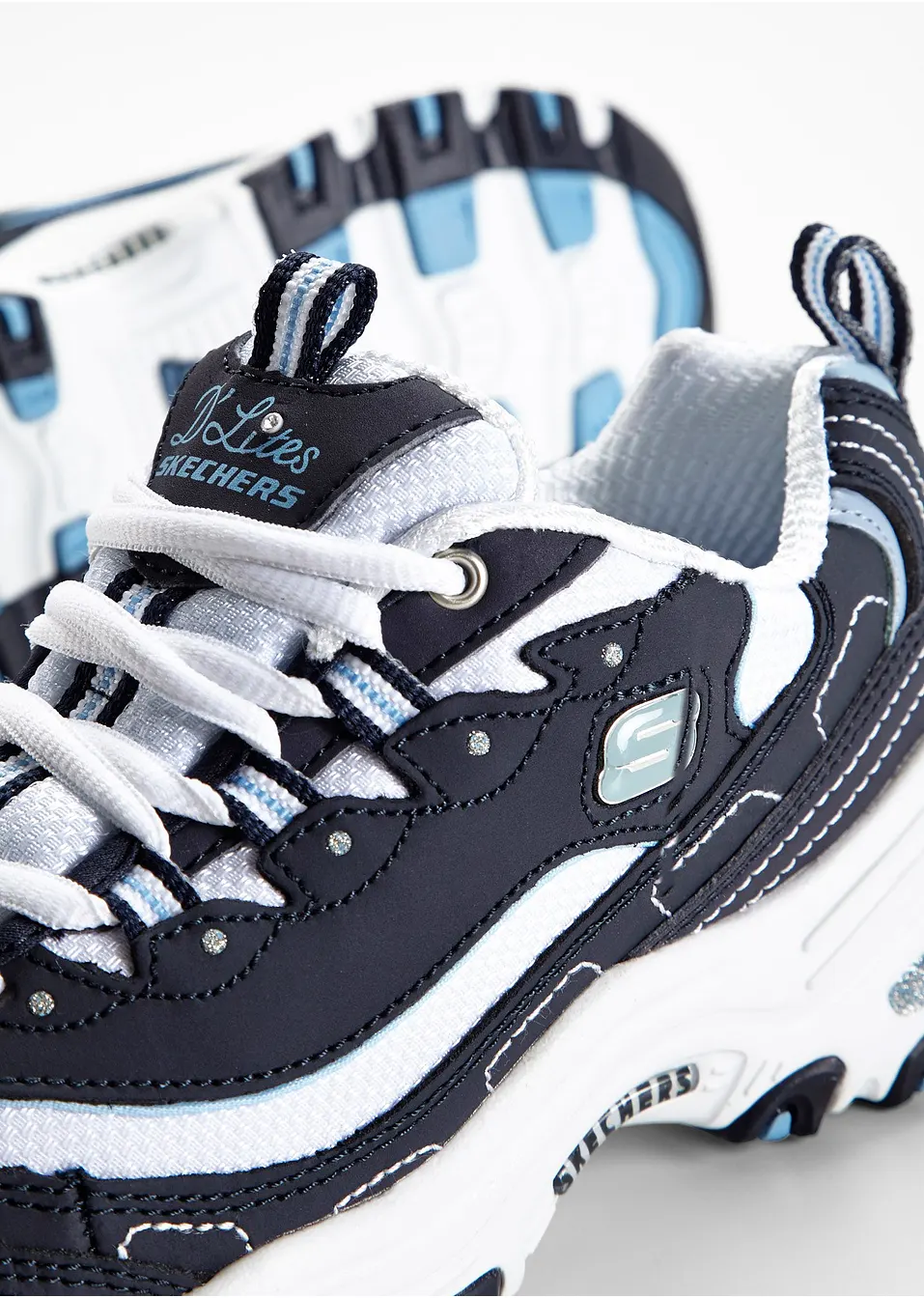 Leren chunky sneakers van Skechers   