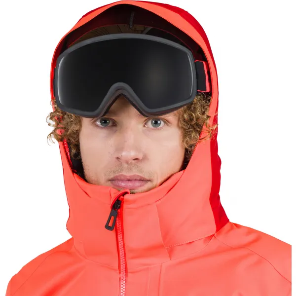 Men Ski Jacket HERO BLACKSIDE neon red