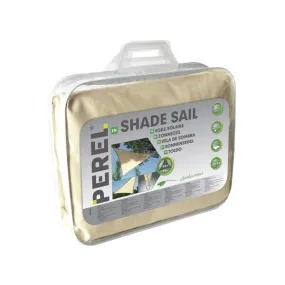 Perel Schaduwdoek Driehoekig Crème 3.6 x 3.6 x 3.6 m