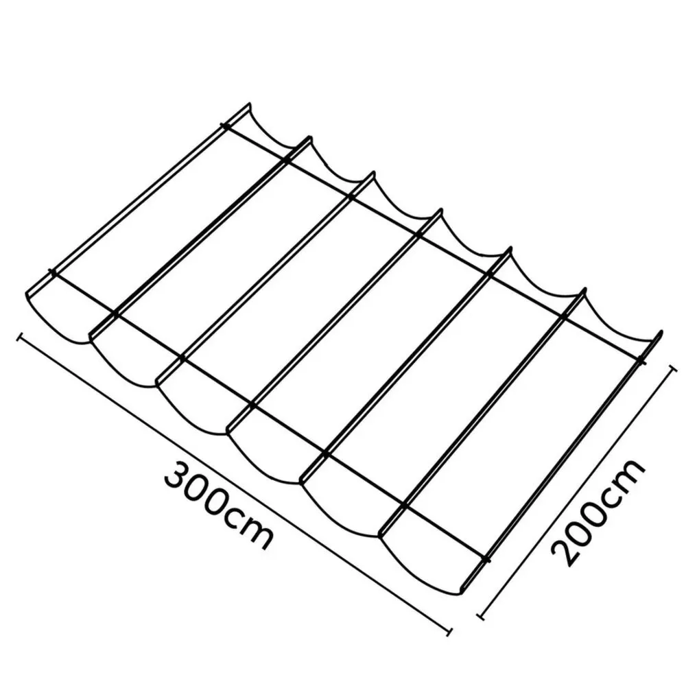 Platinum Platinum Sun & Shade Coolfit harmonica schaduwdoek B200xL300cm Greige