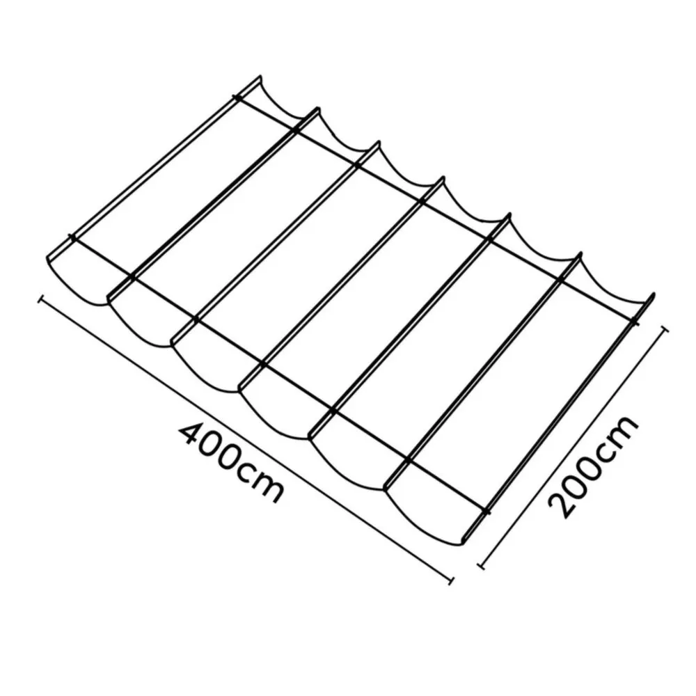Platinum Platinum Sun & Shade Coolfit harmonica schaduwdoek B200xL400cm Greige