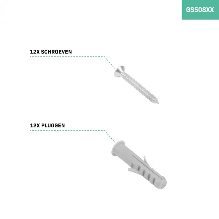 VONROC BEVESTIGINGSSET SCHADUWDOEK (30DELIG) – DRIEHOEK – RVS  ROESTBESTENDIG – WEERBESTENDIG